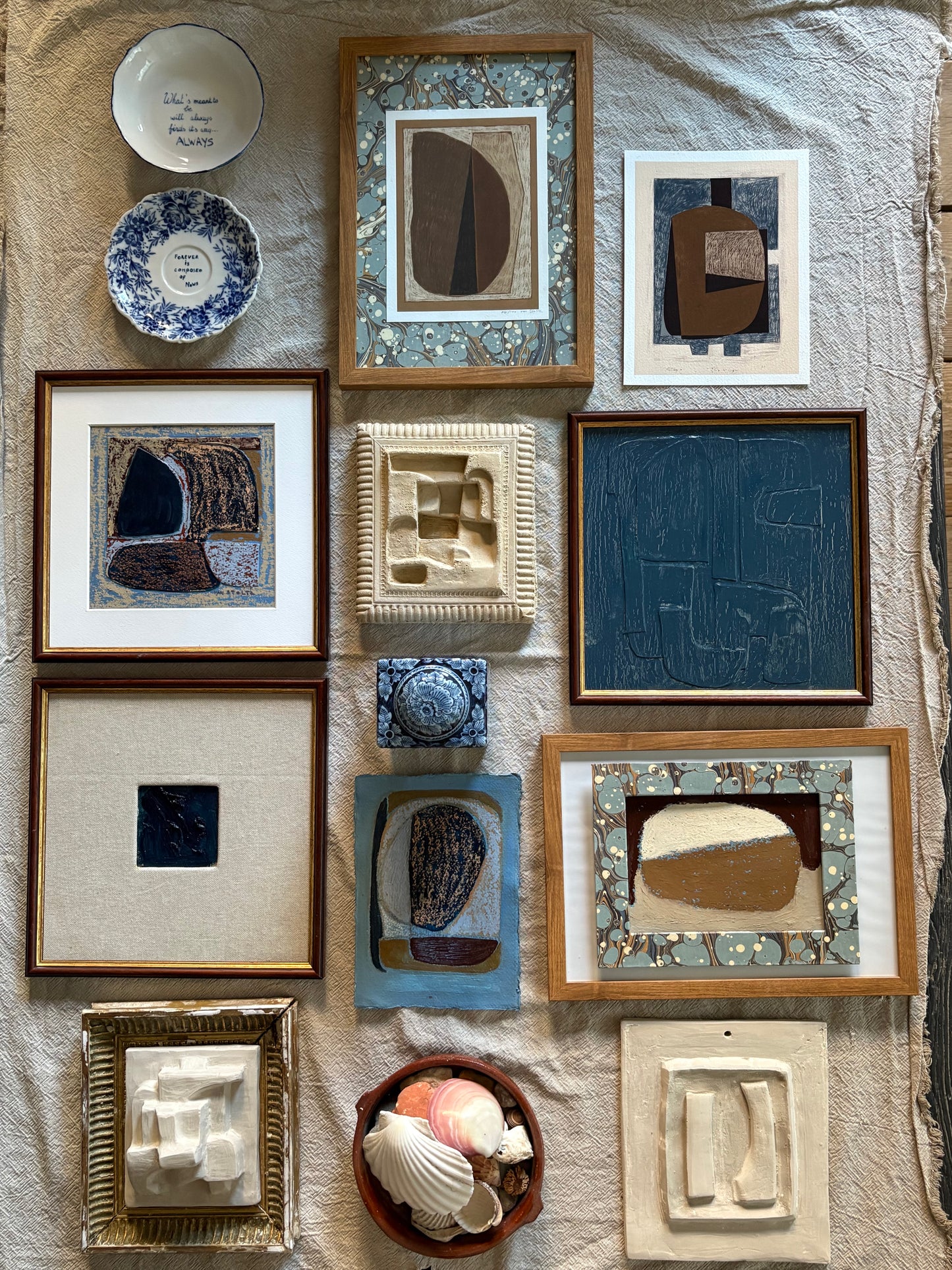 Abstract "winter blues" #01