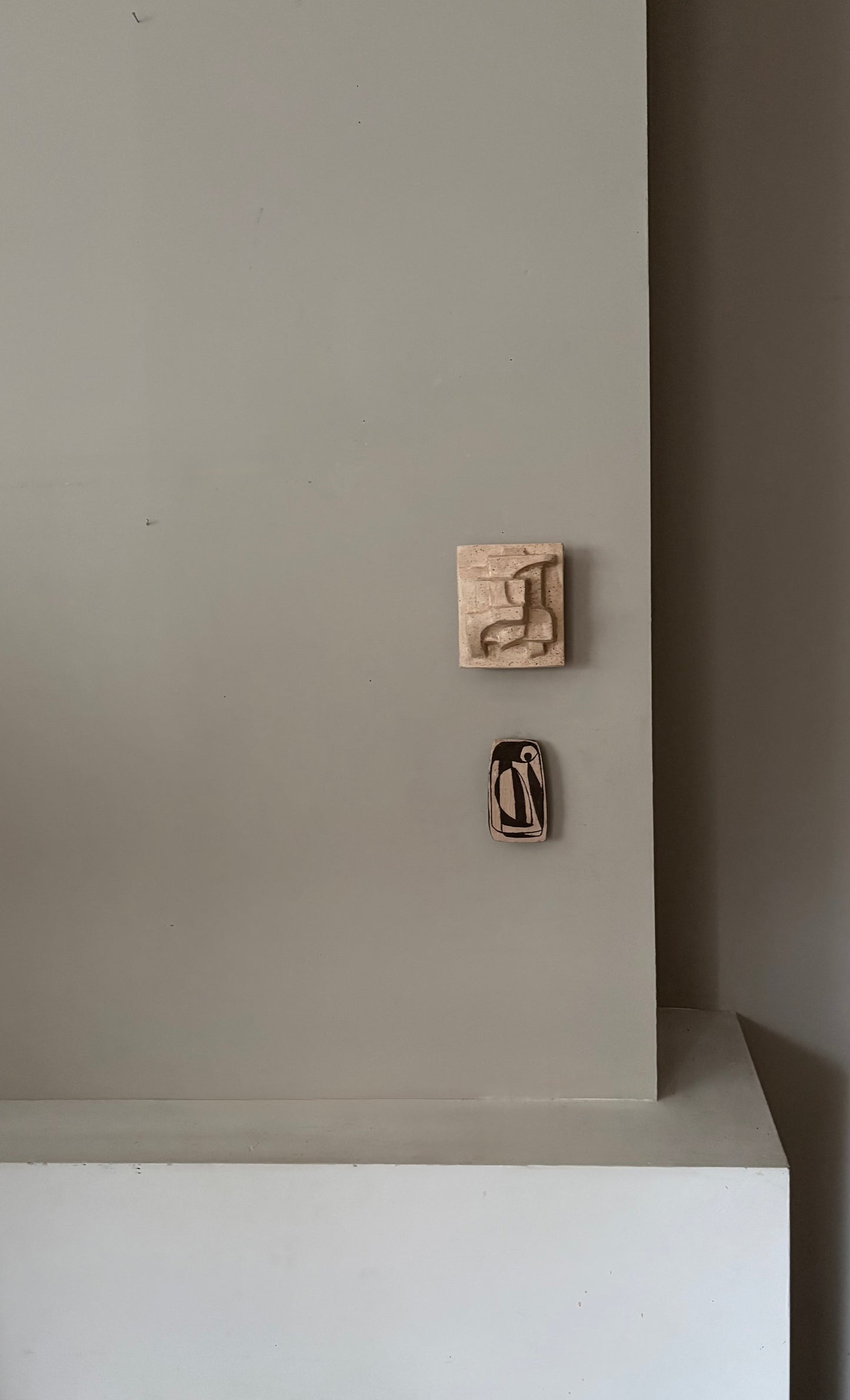 small graffito wall sculp
