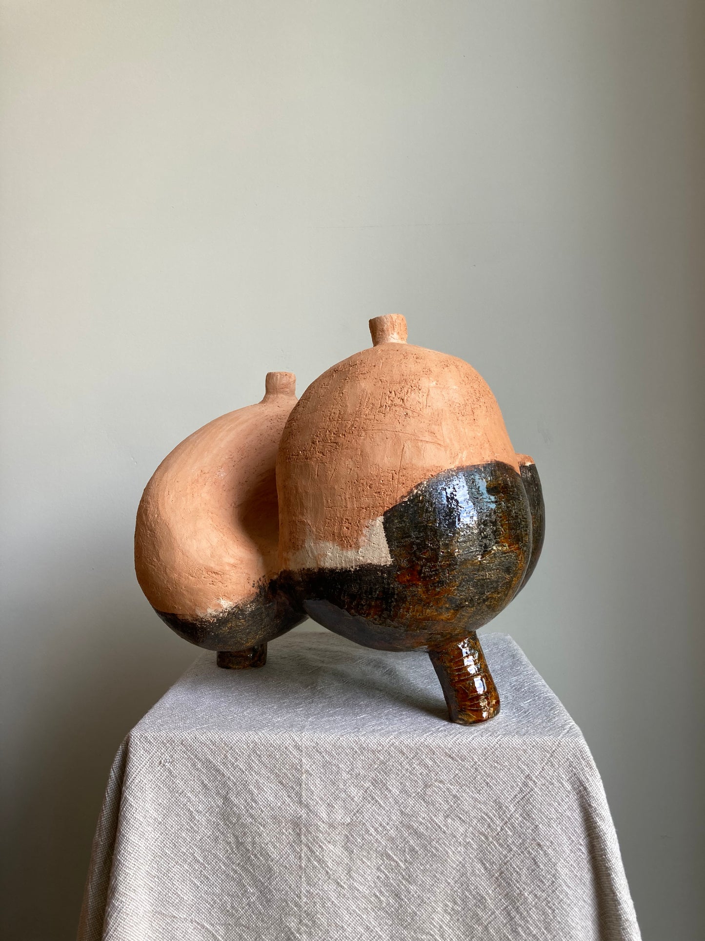 tripod one-off ceramic object