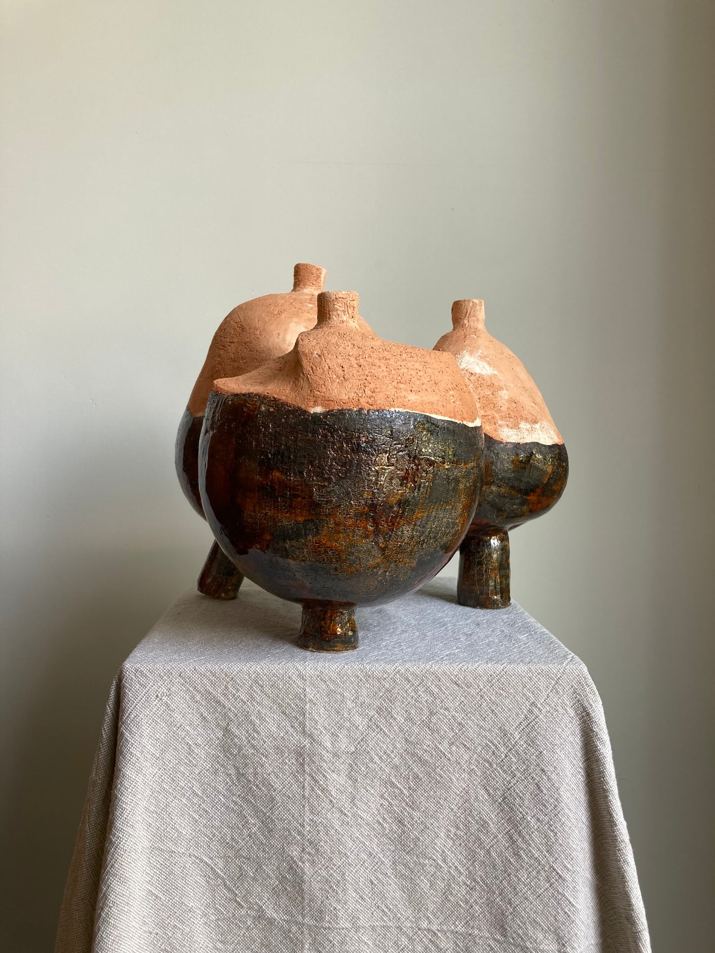tripod one-off ceramic object