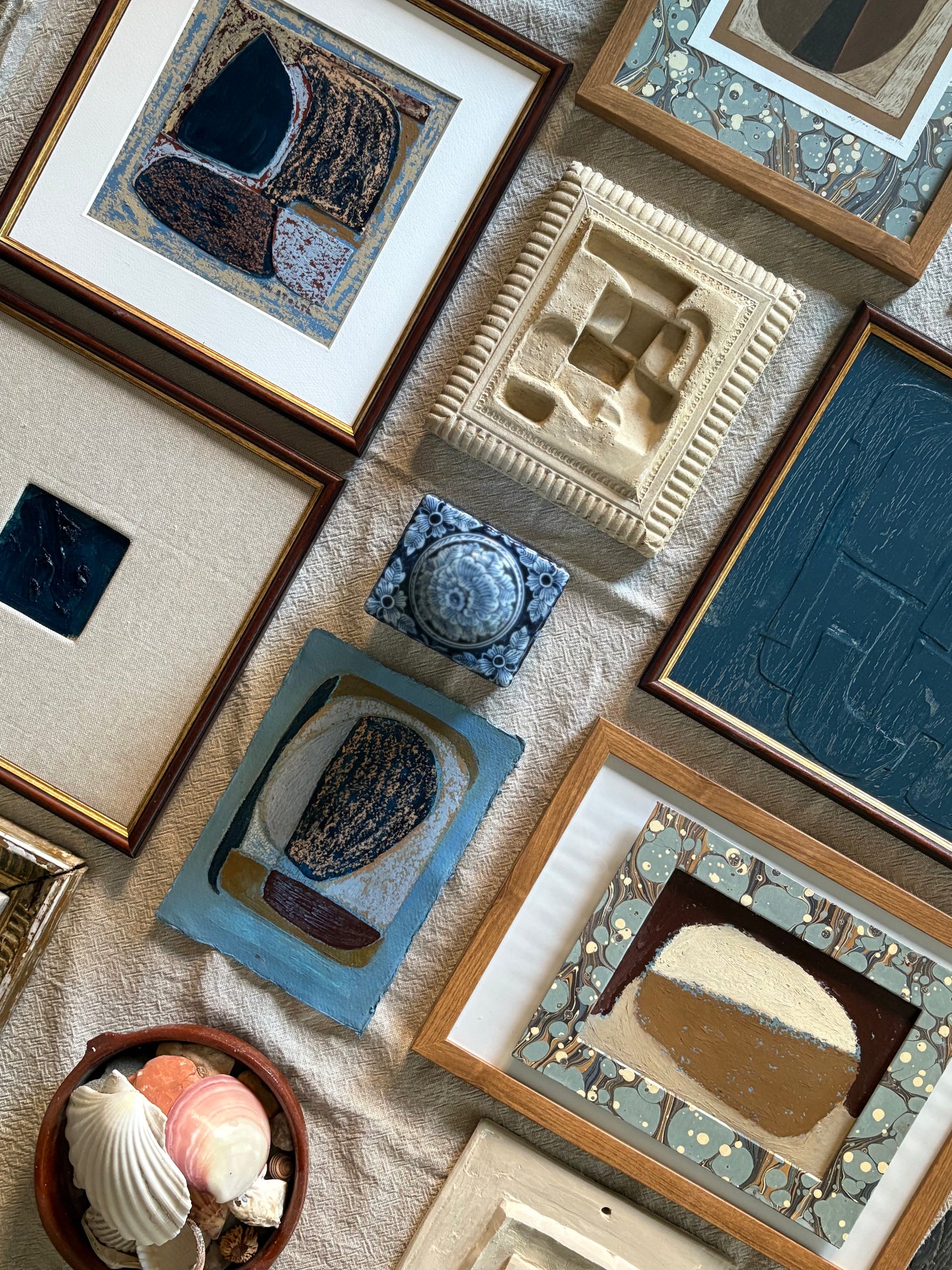 Abstract winter blues #05