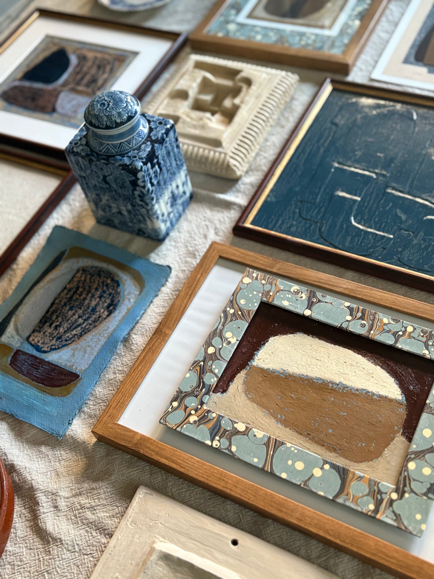 Abstract "winter blues" # 03