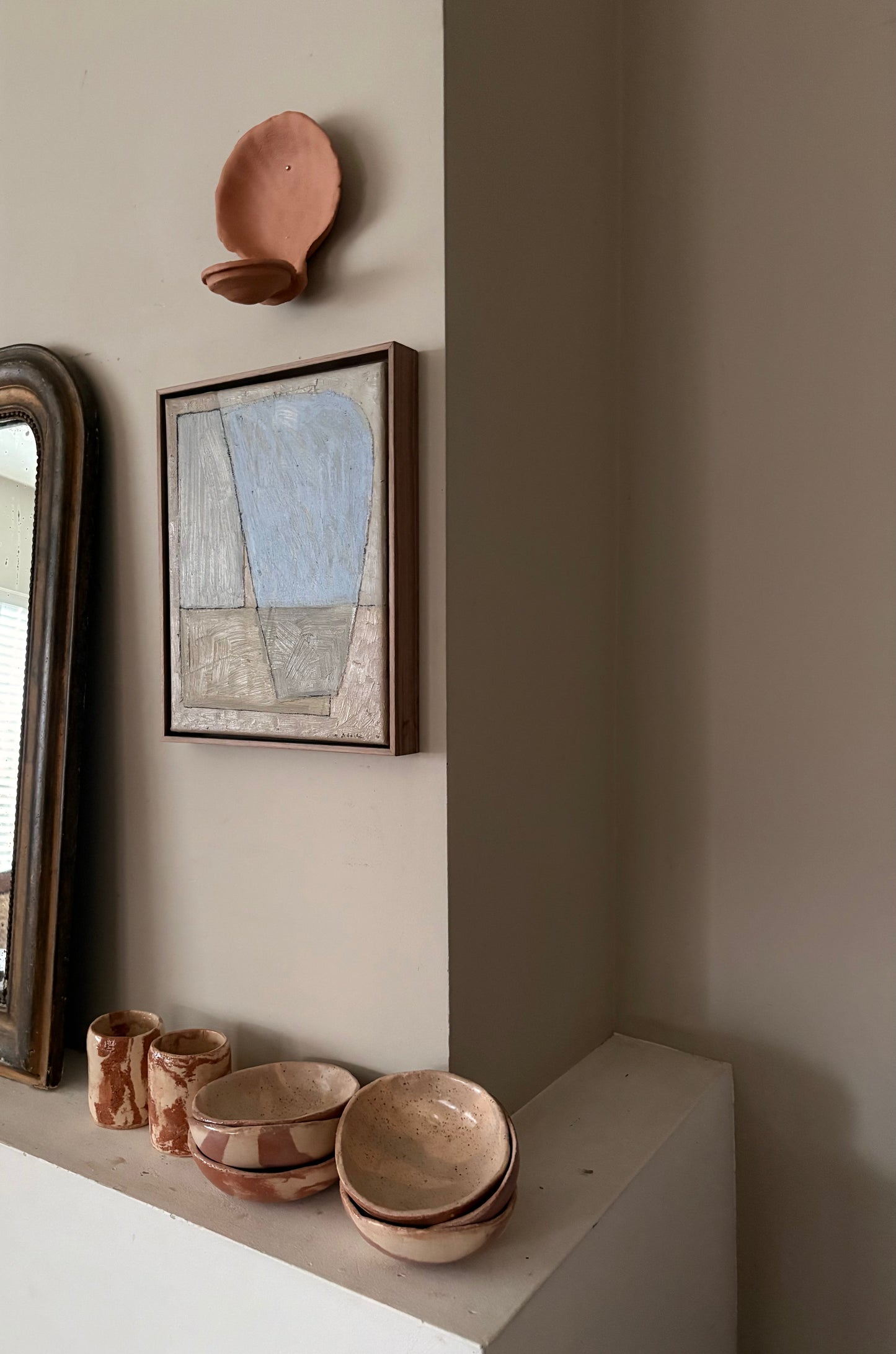 Abstract #2 "Winter White" series