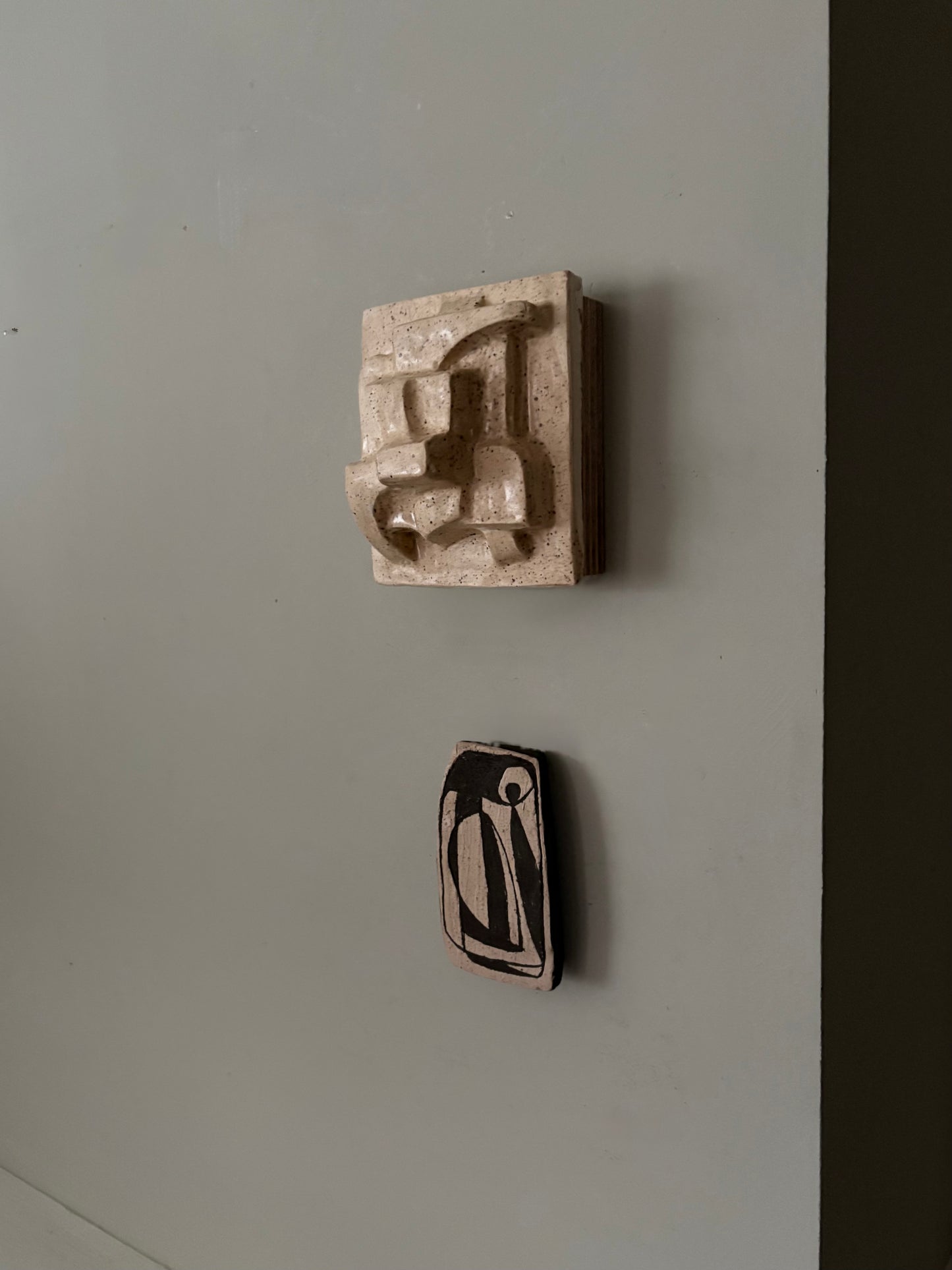 small graffito wall sculp
