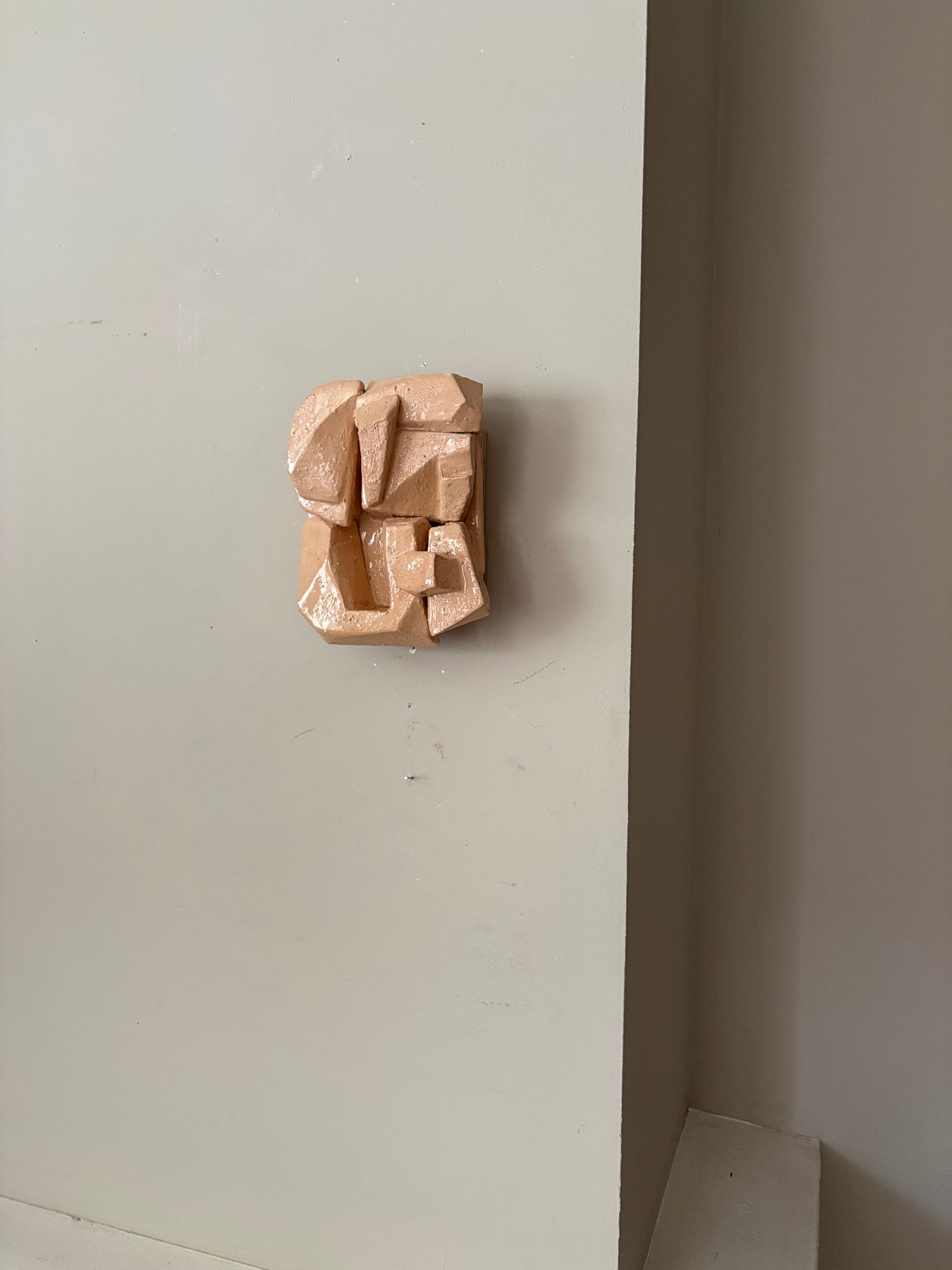Carved wall sculp light